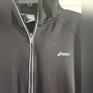 Asics Black Zip-Up Hoodie